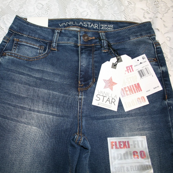 Vanilla Star Womens Distressed Camouflage Jeggings Gray Size 3